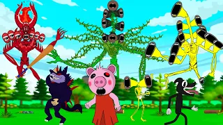 Siren Head Army Attack x Cartoon Dog x Piggy House | Roblox Piggy Animation - GV Studio