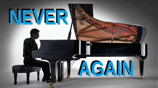 NEVER AGAIN !!! - BEAUTIFUL MELODY - Easy Notes PIANO COVER - Piotr Szczepanik NIGDY WIĘCEJ