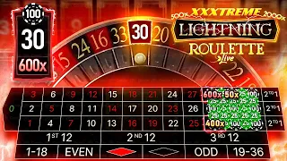 INSANE 600X MULTI On The BOARD.. (XXXTREME LIGHTNING ROULETTE)