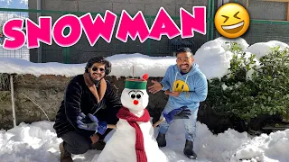 Manali Ka Snow Man ⛄😆| Vibhu Varshney