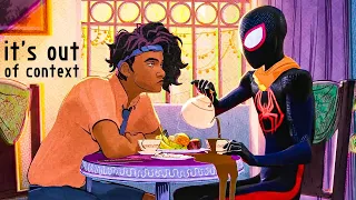 Across the Spider-verse but it's out of context