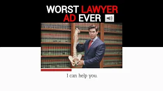 BAD LAWYER COMMERCIAL - WORST TV LAWYER AD