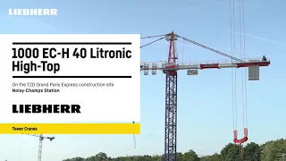 Liebherr - 1000 EC-H 40 Litronic High-Top on the Grand Paris Express construction site