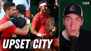 REACTION: Djokovic and Sinner OUT of Monte Carlo | THE SLICE