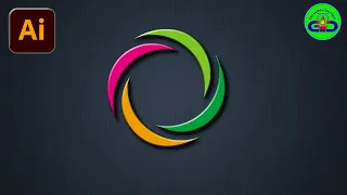 সার্কেল লোগো ডিজাইন | Circle Logo Design in illustrator Tutorials | Bangla | Graphic Design