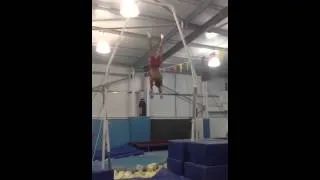 Coach Fall then Gymnast Fail!