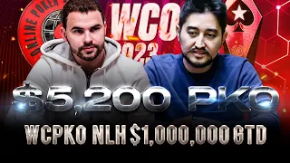 $5,200 WCOOP 2023 Internett93o | Futti18 | Negriin | seijistar Final Table Cards-Up Poker Replay