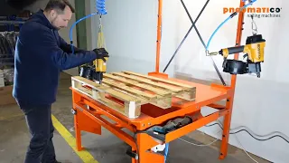 Repair your pallets with WT-2, Pneumatico Pallet Repair Table