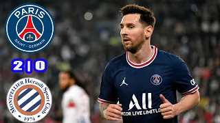 PSG vs Montpellier 2-0 Extended Highlights & All Goals  Hd 2021