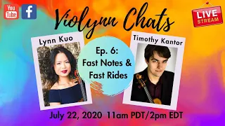 Fast Notes & Fast Rides with Timothy Kantor | Violynn Chats, Ep. 6 | Sports, Cars, Violin Virtuosity