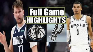 Dallas Mavericks vs San Antonio Spurs Full Game  Feb 14, 2024 Highlights | NBA Season