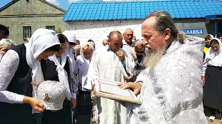 Свято-Преображенский храм с.Коньково,19.08.2020г.Преображение Господне Крестных ход освящение плодов