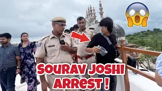 Sourav Joshi Ko Police Ne Pakad Liya 😳Drone Udane Ke Liye #shorts