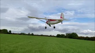 First flights of my rubber powered Herr Fairchild 24