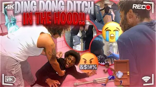 EXTREME DING DONG DITCH IN THE HOOD🚪(Nyc Edition🗽)(WOULDNT RECCOMEND)😅