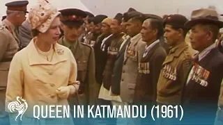 Queen Elizabeth II on a Tiger Shoot in Katmandu (1961) | British Pathé