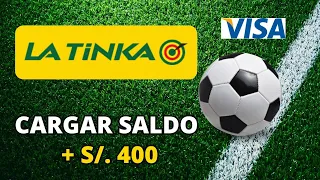 Como recargar saldo en La Tinka (Con Tarjeta Visa)