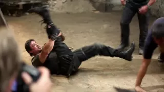 The Expendables (2010) - 'Austin Fights Stallone' Behind the Scenes Episode #4