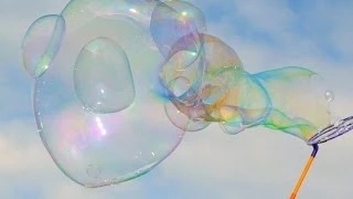 Giant Bubbles Popping in Slow Motion - The Slow Mo Guys