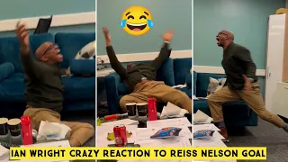 😂 Ian Wright Crazy Reaction to Reiss Nelson Last Minute Winning Goal vs Bournemouth