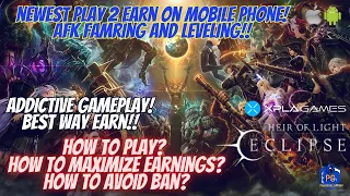 AFK PLAY 2 EARN ON MOBILE PHONE- NEWEST PLAY 2 EARN IDLE RPG GAME - AFK LEVELING AND FARMING  PALDO?
