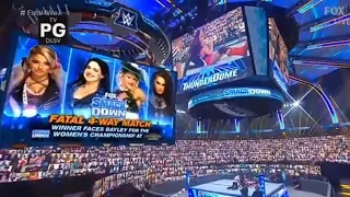 Fatal 4 way match. Alexa Bliss vs. Nikki Cross vs. Lacey Evans vs. Tamina: SmackDown, Sept. 11, 2020