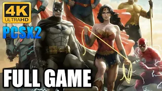 Justice League Heroes HD Full Game Walkthrough [4K 60FPS UHD] - No Commentary (PCSX2 2023)