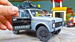 Model large NIVA VAGABUND scale 1/18. About cars.