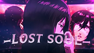 MIKASA ACKERMAN - The Lost Soul Down X Lost Soul「𝗘𝗱𝗶𝘁/𝗔𝗠𝗩」4K!