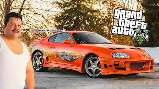 GTA 5 GERÇEK HAYAT !!! - Dayının Yeni Arabası TOYOTA SUPRA ! ( Karakola Düştük !!! ) #12