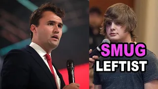 College Leftist Calls Out Charlie Kirk. Gets Schooled Instantly.