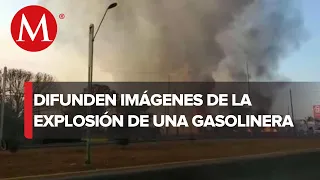 Captan momento exacto de la explosión en gasolinera de Tula, Hidalgo