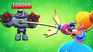 Who deals 100,000 damage faster? The most powerful character in Brawl Stars!