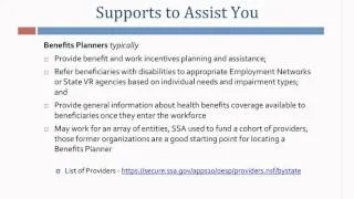 Social Security Disability Insurance -- The Impact of Work on Benefits