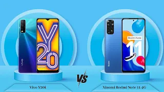 Vivo Y20i Vs Xiaomi Redmi Note 11 4G - Full Comparison [Full Specifications]