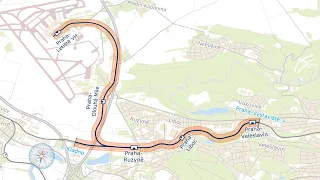 Modernizace a novostavba trati Praha-Veleslavín (včetně) - Praha-Letiště Václava Havla (včetně)