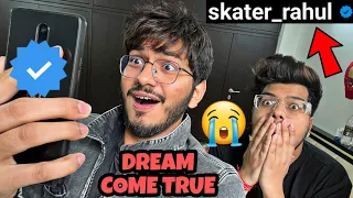 Finally Instagram Pe Blue Tick Mil Gya 😭 | Skater Rahul