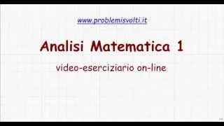 Analisi Matematica 1 - Lista 7 - Prob. 3