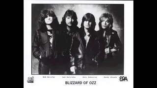 The Blizzard Of Ozz - Never used before or heard riffs from Randy (Old songs that were discarded)