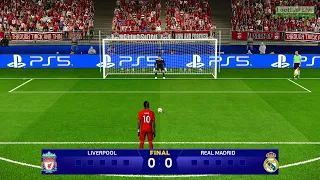 Liverpool Vs Real Madrid | Penalty Shootout | Champions League 2022 Final | eFootball PES Gameplay