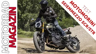 Moto Morini Seiemmezzo STR / SCR Test - Sind Scrambler und Naked Bike mehr als schön?