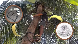 subindo no coqueiro (ferramenta para subir em coqueiro - PARTE 4)