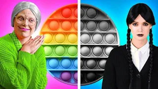 ¡DESAFÍO DE COCINA DE MERLINA VS LA ABUELA! || Consejos Para Padres Inteligentes Por Kaboom Energy!