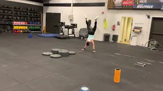 Handstand Walk-Obstacle Course