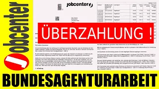 JOB CENTER !!! Zahlt zu viel Leistung aus, fordert diese nun zurück.... LÖSUNG - Teil 1 -