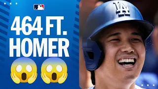 464 FEET! 😱 Shohei Ohtani DEMOLISHES his 10th homer of the 2024 season! 🤯 | 大谷翔平