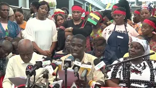 PRESS CONFERENCE BY TRADERS ON ASANTEMANS DEVELOPMENTS  @ KEJETIA MARKET