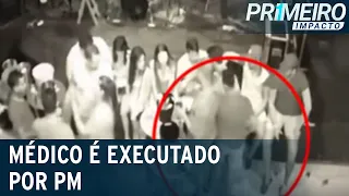 Médico é executado por policial militar em festa | Primeiro Impacto (27/07/21)