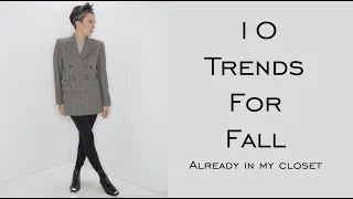 10 Fall Fashion Trends already in my closet - shop your closet #fallfashion #fashiontrends