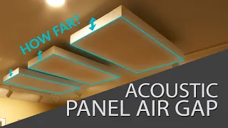 Acoustic Panel Air Gap - Should you leave an air gap behind your acoustic treatment?